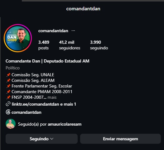 Instagram @comandantdan